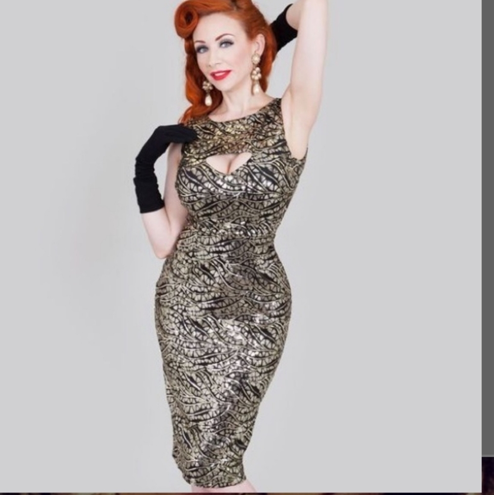 Tatyana gold digger dress